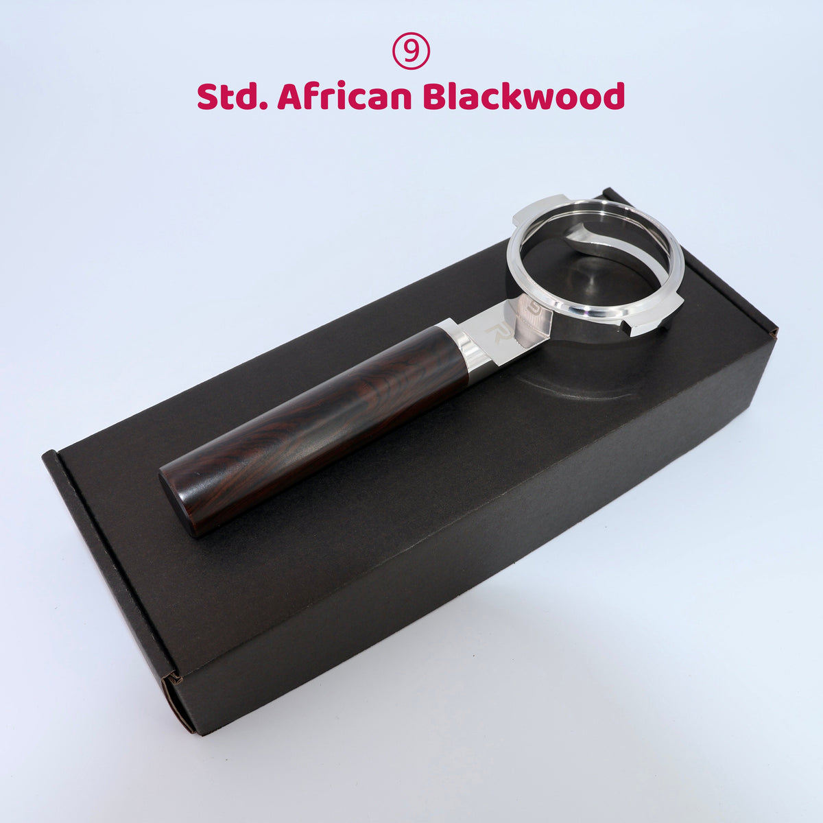 Bespoke hardwood handle – ⑨ Std. African Blackwood
