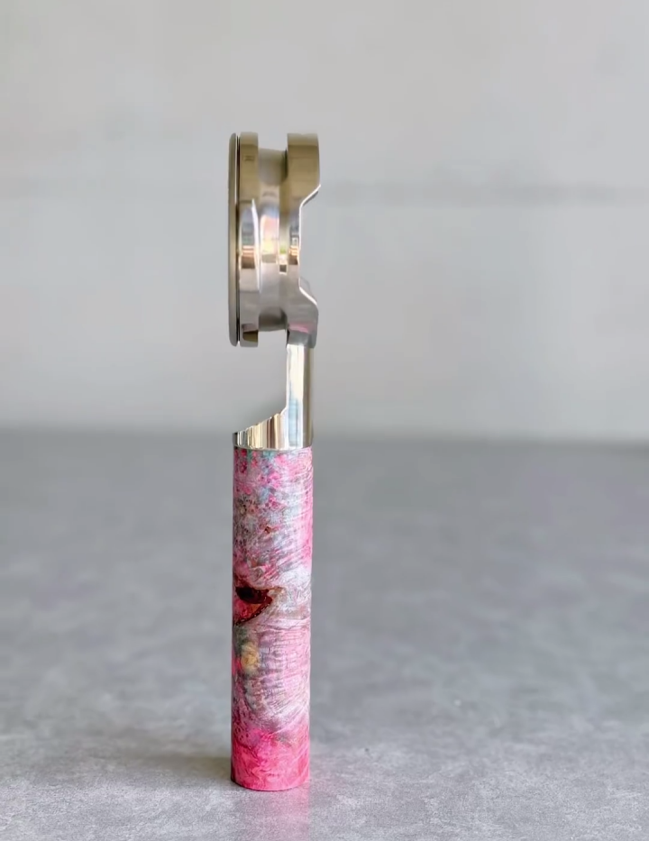 Cosmic Bloom Artisan Bottomless Portafilter | La Marzocco 58mm image 4