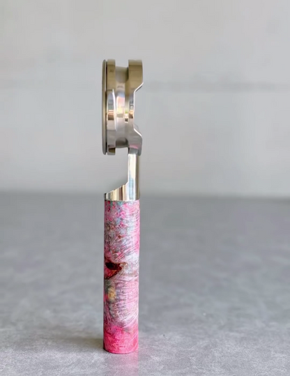 Cosmic Bloom Artisan Bottomless Portafilter | La Marzocco 58mm image 4