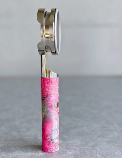 Cosmic Bloom Artisan Bottomless Portafilter | La Marzocco 58mm image 6