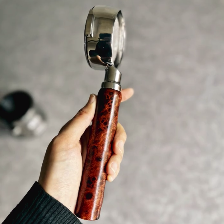 Crimson Horizon Artisan Bottomless Portafilter | Breville 54mm/58mm