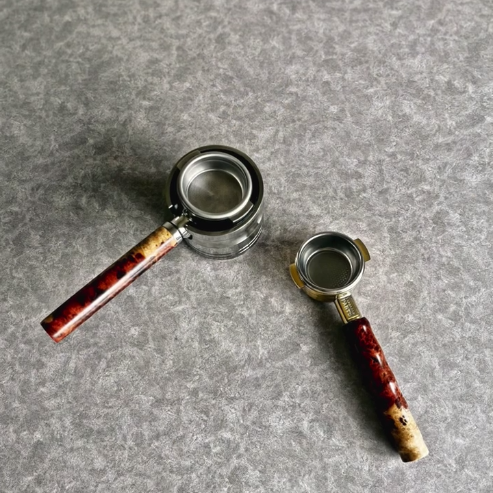 Crimson Horizon Artisan Bottomless Portafilter | Breville 54mm/58mm