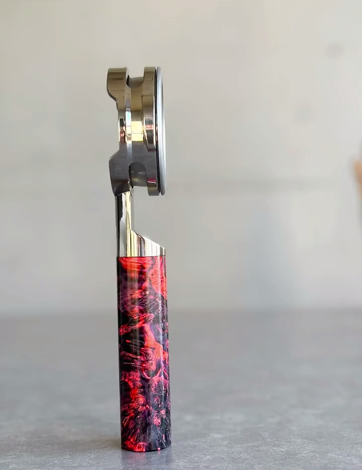 Crimson Nebula Artisan Bottomless Portafilter | Breville 54mm/58mm