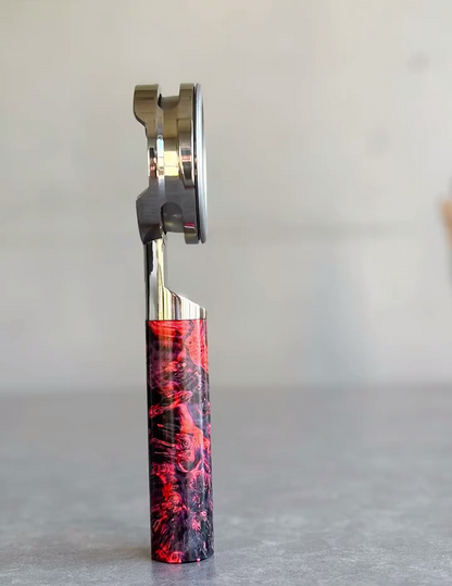 Crimson Nebula Artisan Bottomless Portafilter | Breville 54mm/58mm