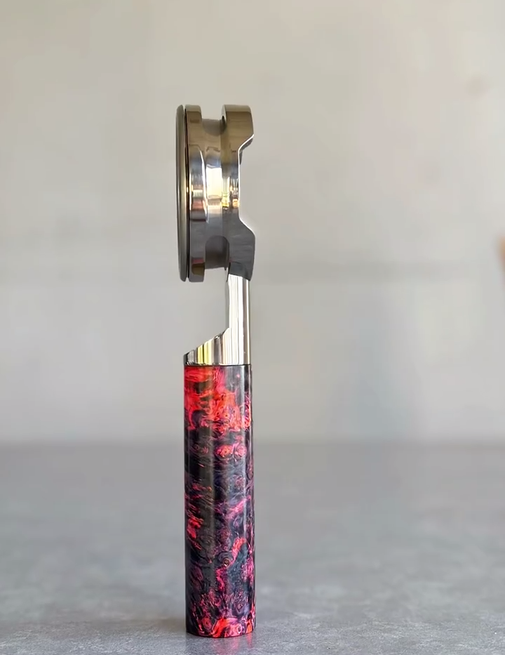 Crimson Nebula Artisan Bottomless Portafilter | Breville 54mm/58mm