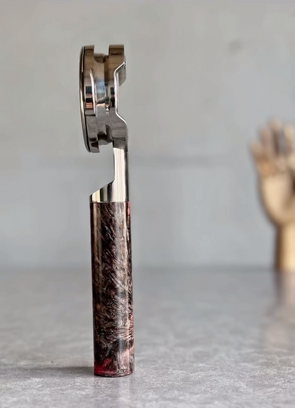 Crimson Burl Artisan Bottomless Portafilter | Breville 54mm/58mm