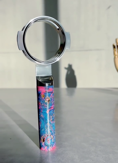 Cosmic Swirl Artisan Bottomless Portafilter | Breville 54mm/58mm