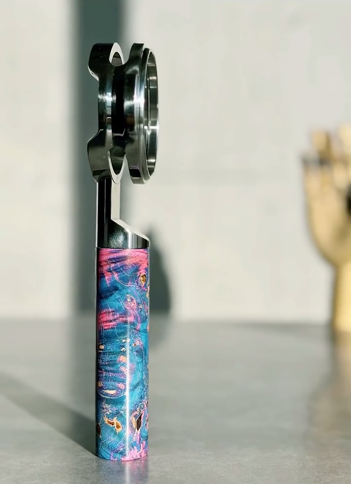 Cosmic Swirl Artisan Bottomless Portafilter | Breville 54mm/58mm