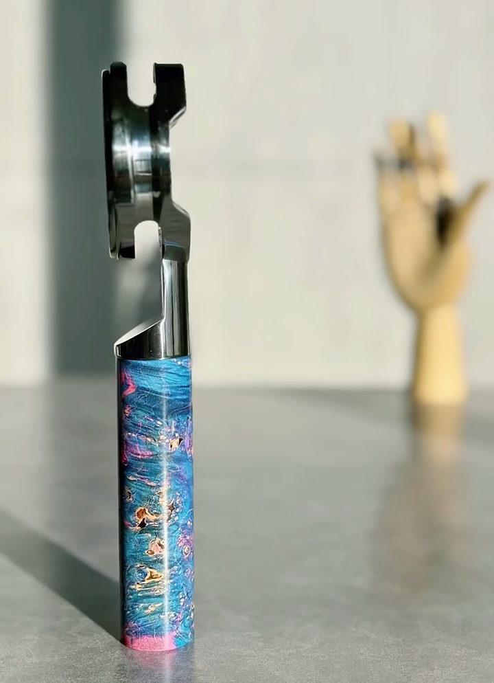 Cosmic Swirl Artisan Bottomless Portafilter | Breville 54mm/58mm