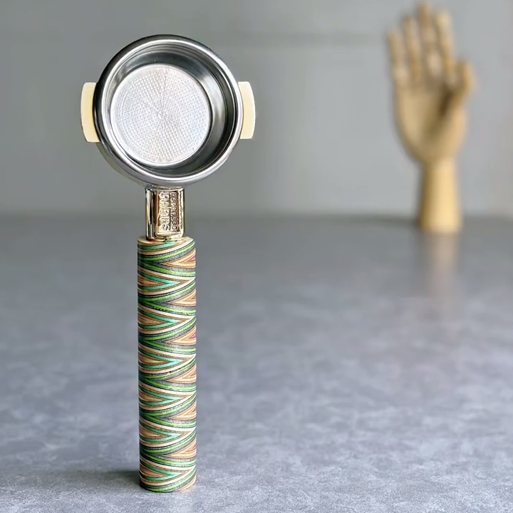 Chevron Prism Artisan Bottomless Portafilter | Breville 54mm/58mm