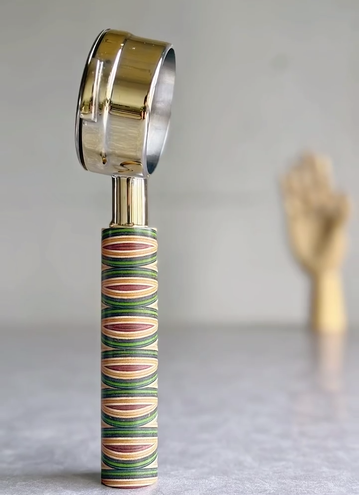 Chevron Prism Artisan Bottomless Portafilter | Breville 54mm/58mm