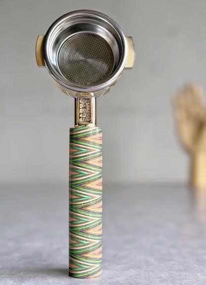 Chevron Prism Artisan Bottomless Portafilter | Breville 54mm/58mm