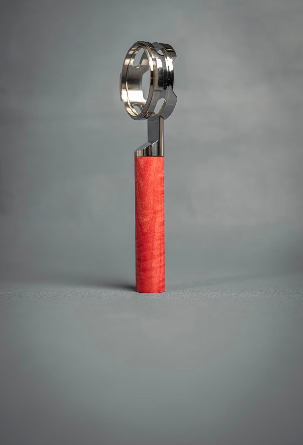 Pink Blush Artisan Wood Handle | Classic 58mm Bottomless Portafilter