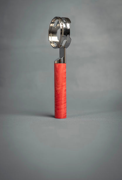 Pink Blush Artisan Wood Handle | Classic 58mm Bottomless Portafilter