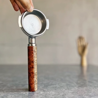 Dual-Tone Burl Artisan Bottomless Portafilter | Breville 54mm/58mm