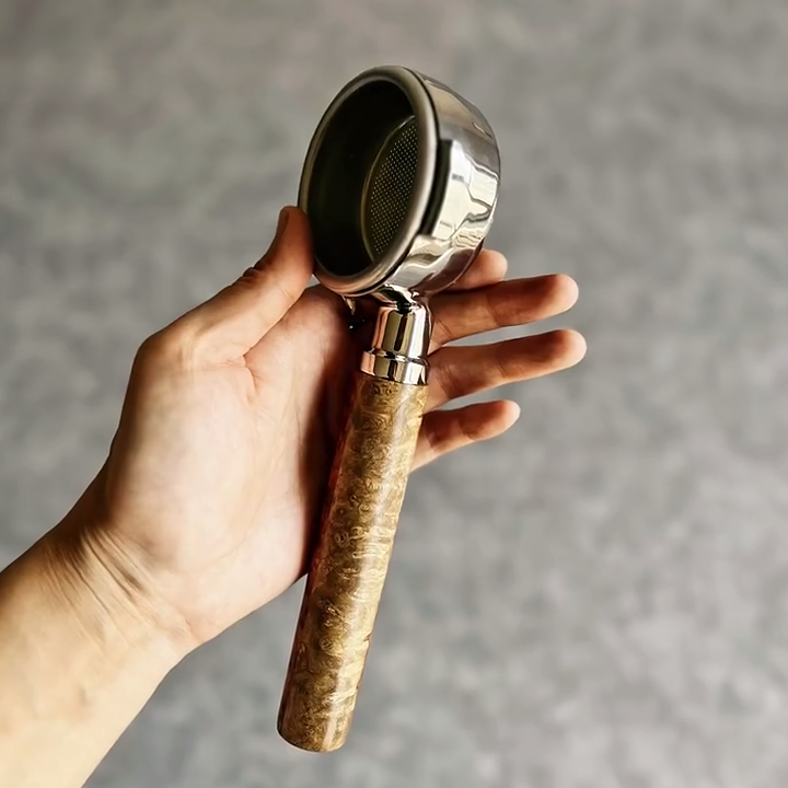 Dual-Tone Burl Artisan Bottomless Portafilter | Breville 54mm/58mm