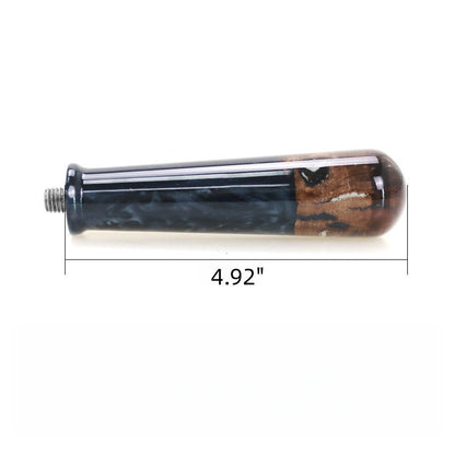 1-of-1 Artisan Hybrid Burl & Resin Bottomless Portafilter alternate angle 6 for compatible espresso machine