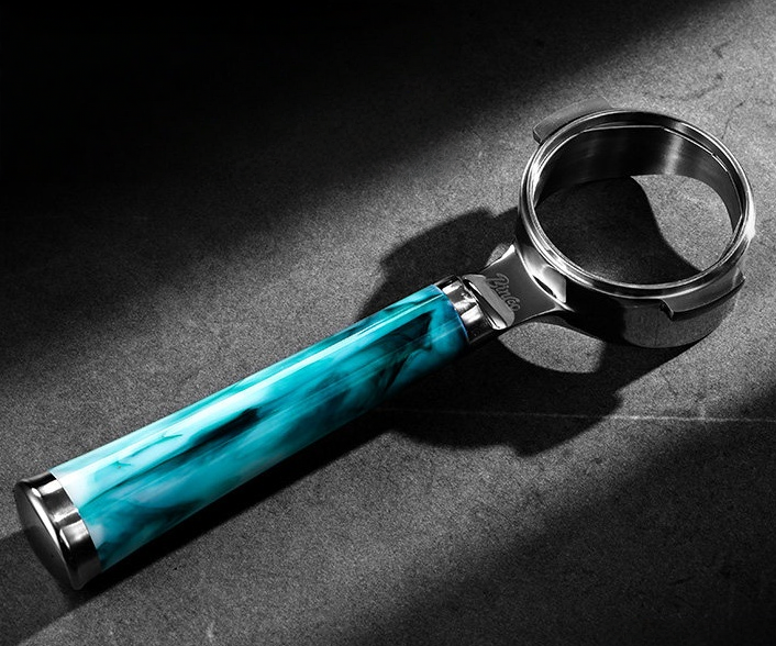 Marbled Resin Bottomless Portafilter | La Marzocco 58mm