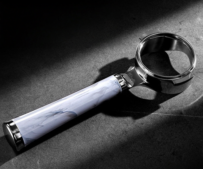 Marbled Resin Bottomless Portafilter | La Marzocco 58mm