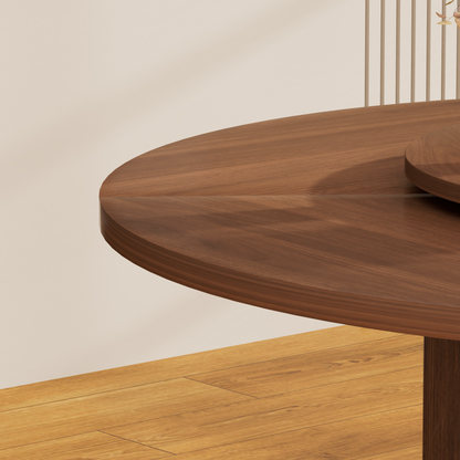 55" Round Storage Base Dining Table