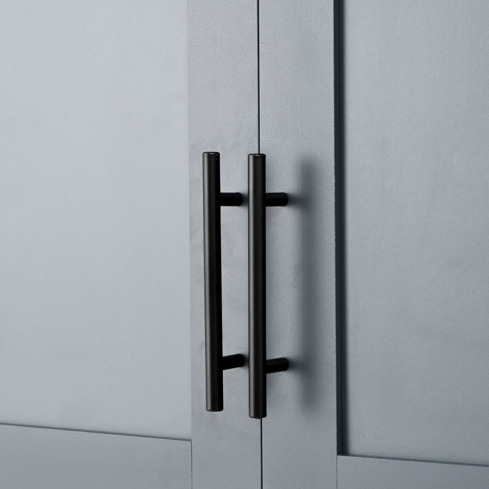 71″ Farmhouse Kitchen Pantry with 8 Pull-Out Trays - TimberFlare