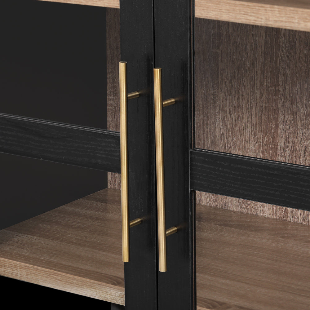 71" Tall Arched Farmhouse Pantry Cabinet - TimberFlare