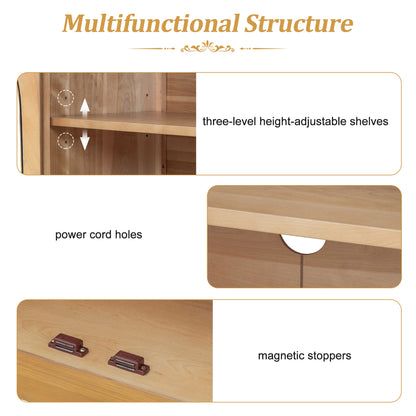 4-Door Arched Sideboard Buffet