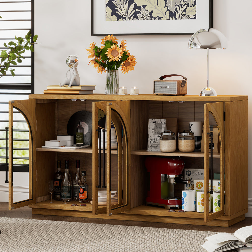 4-Door Arched Sideboard Buffet