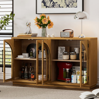 4-Door Arched Sideboard Buffet