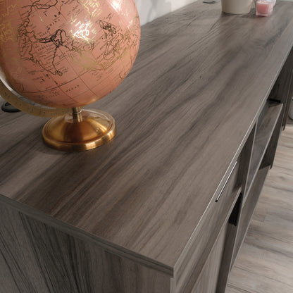 48″ Modern Credenza with Drawers and Cord Management - TimberFlare