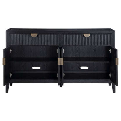 Mason Black Transitional Sideboard - TimberFlare