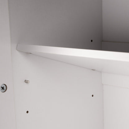 63″ Fluted Sideboard with 4 Doors and 3 Drawers - TimberFlare