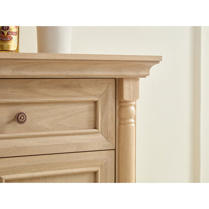 55″ Farmhouse Sideboard with Roman Column Detail, Wood