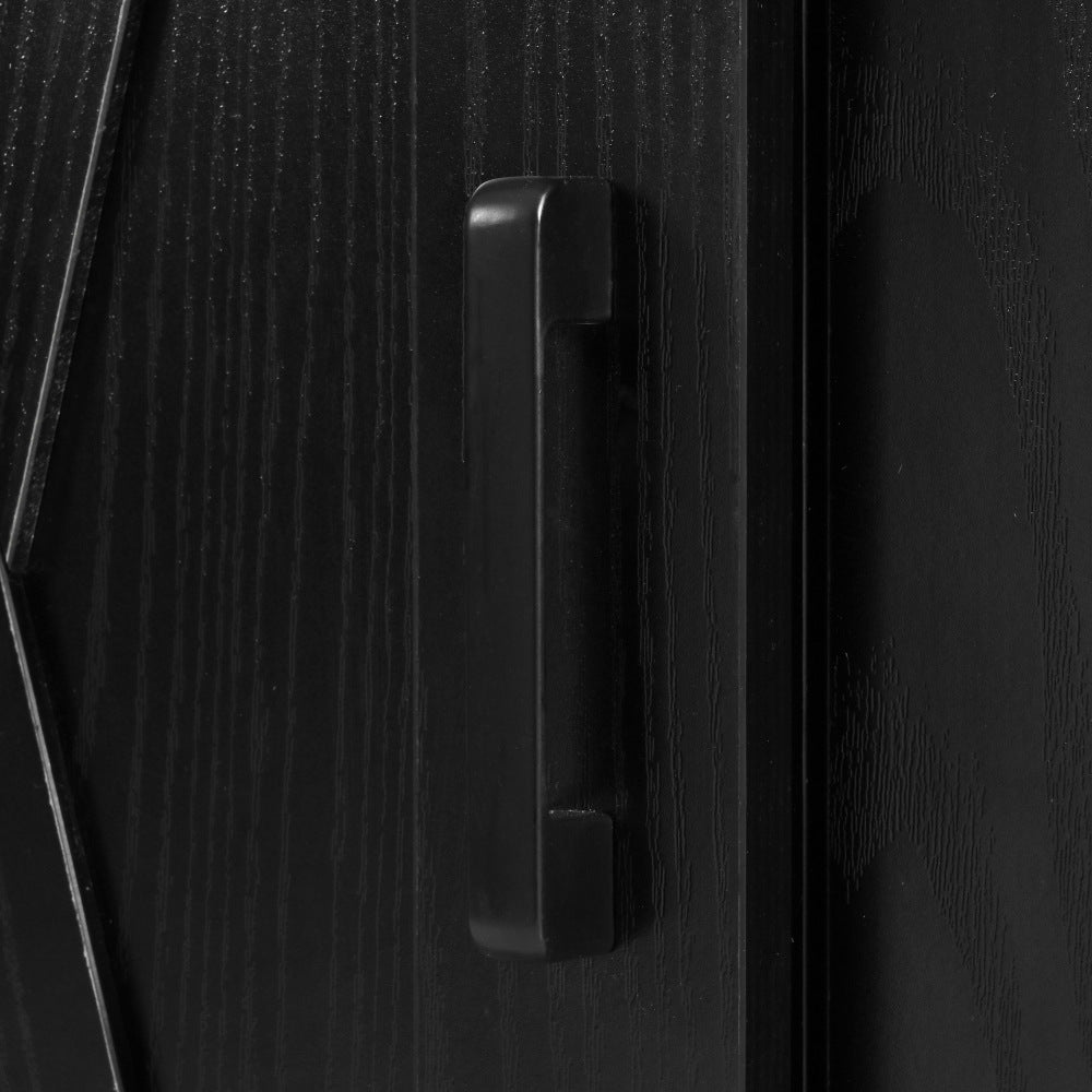 58-Inch Farmhouse Kitchen Island with Drop Leaf, Power Outlet