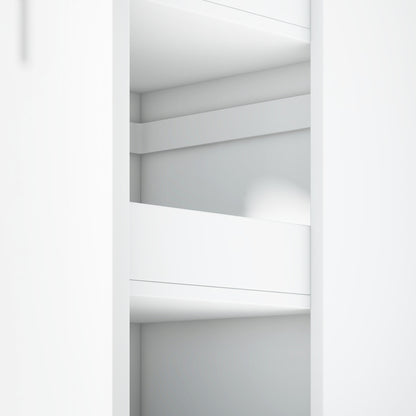 70'' Tall Pantry Buffet with Pull-Out Spice Rack - TimberFlare