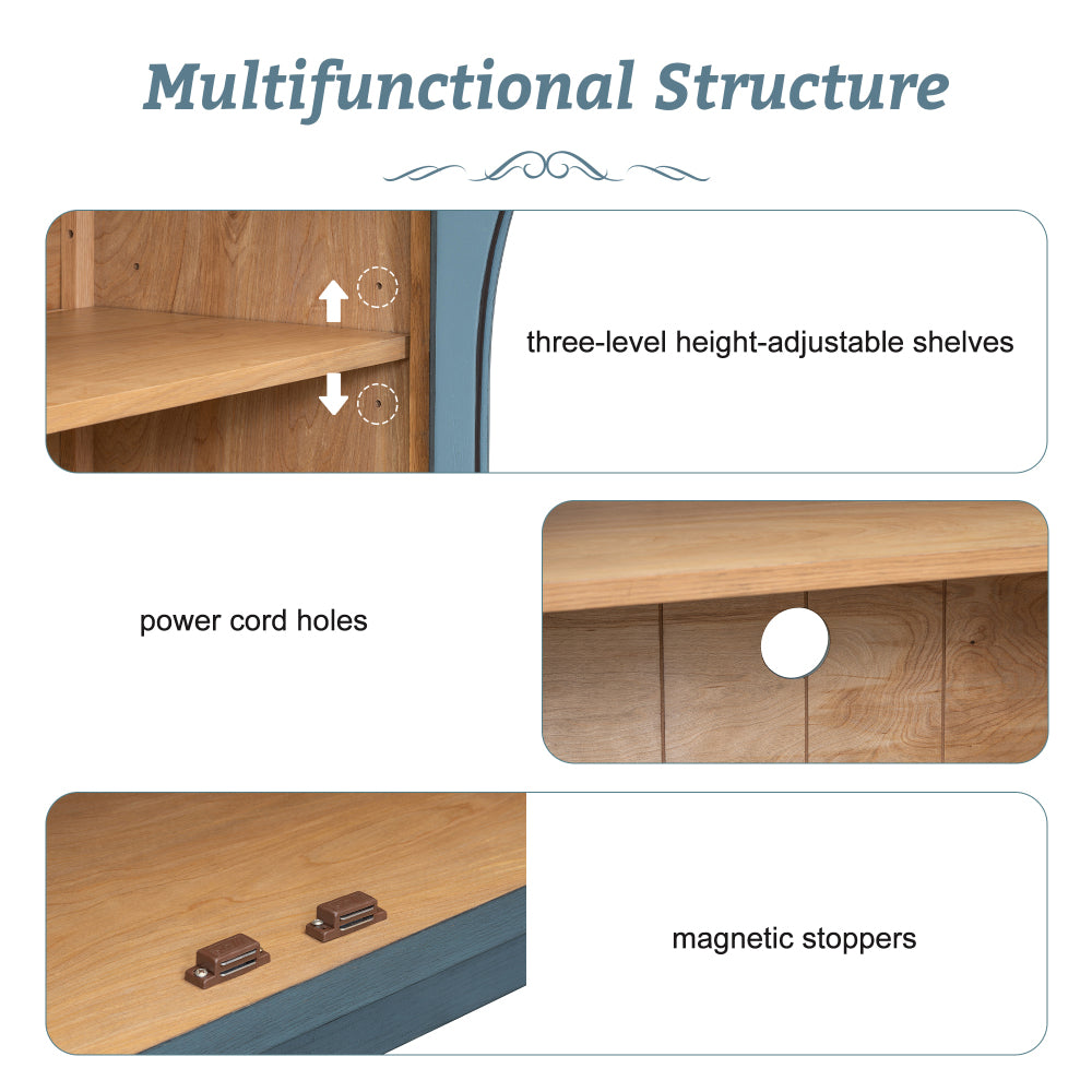 4-Door Arched Sideboard Buffet