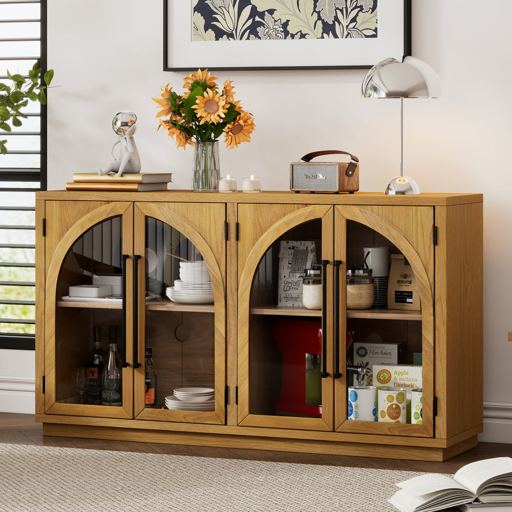 4-Door Arched Sideboard Buffet
