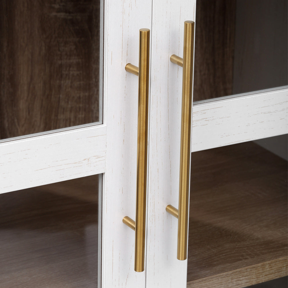 71" Tall Arched Farmhouse Pantry Cabinet - TimberFlare