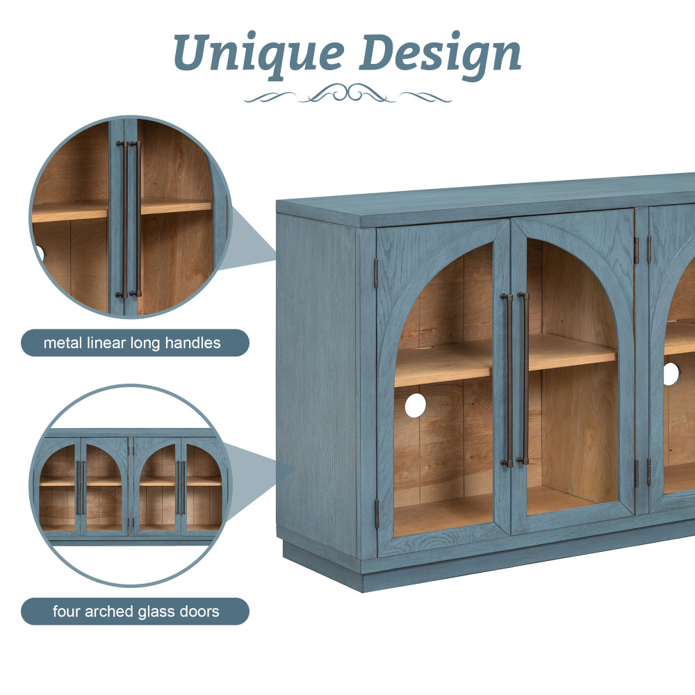 4-Door Arched Sideboard Buffet