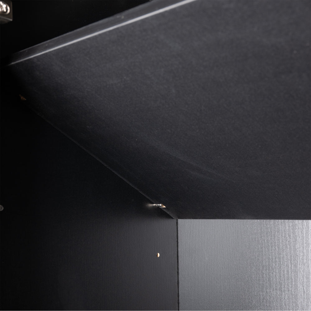 63″ Fluted Sideboard with 4 Doors and 3 Drawers - TimberFlare