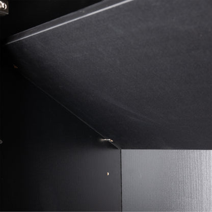 63″ Fluted Sideboard with 4 Doors and 3 Drawers - TimberFlare