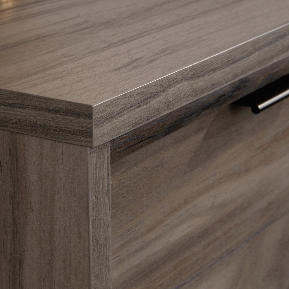 48″ Modern Credenza with Drawers and Cord Management - TimberFlare