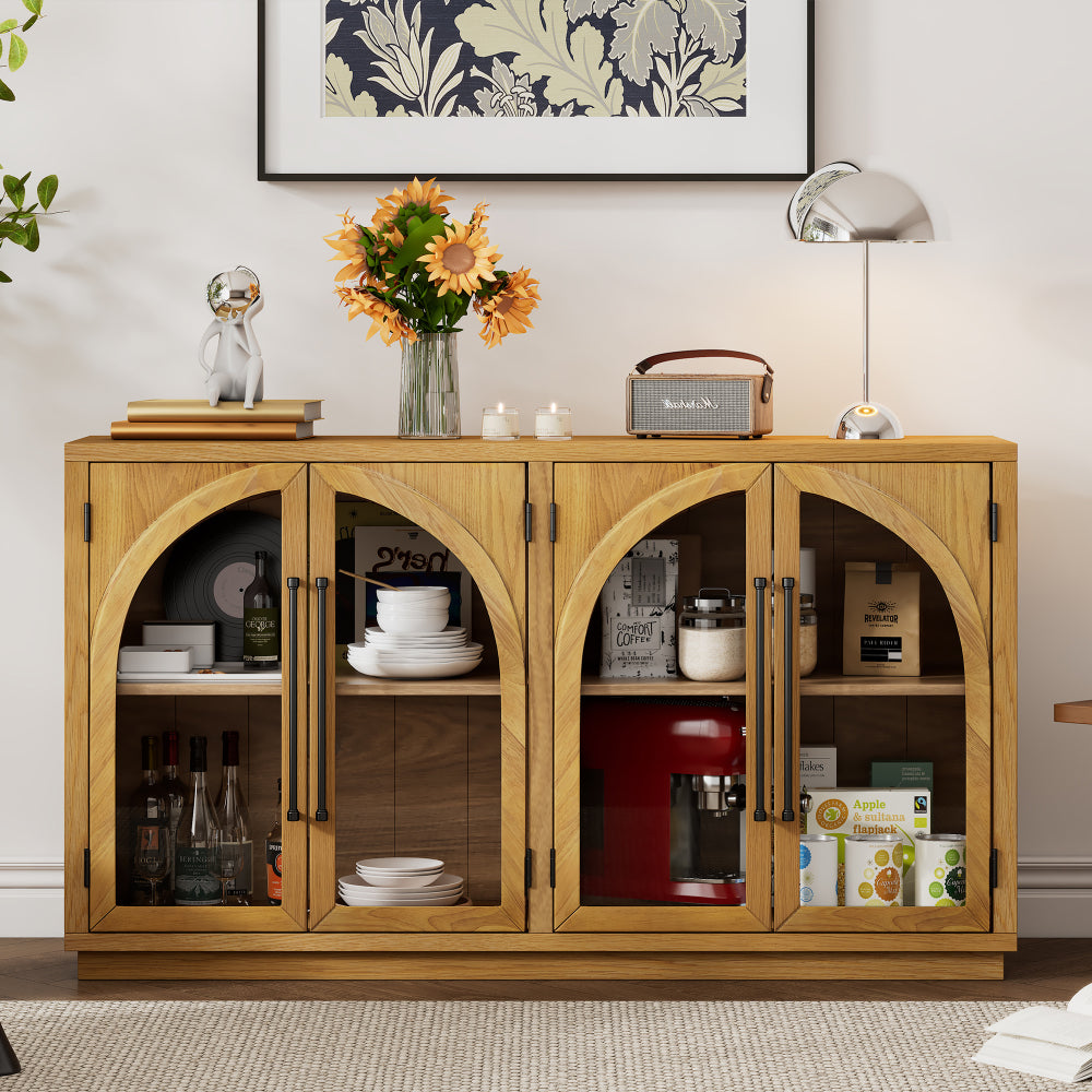 4-Door Arched Sideboard Buffet