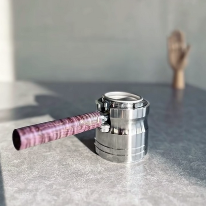 Amethyst Web Artisan Bottomless Portafilter alternate angle 5 for Breville