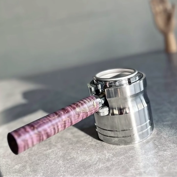 Amethyst Web Artisan Bottomless Portafilter alternate angle 8 for Breville