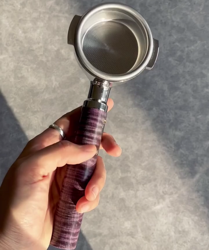 Amethyst Web Artisan Bottomless Portafilter alternate angle 10 for Breville