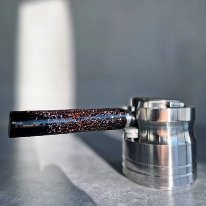 Obsidian Serpent Artisan Bottomless Portafilter alternate angle 8 for compatible espresso machine
