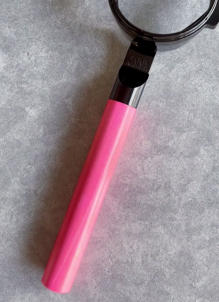 Vivid Pink Artisan Bottomless Portafilter | Breville 54mm/58mm