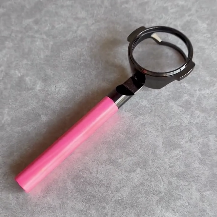 Vivid Pink Artisan Bottomless Portafilter | Breville 54mm/58mm